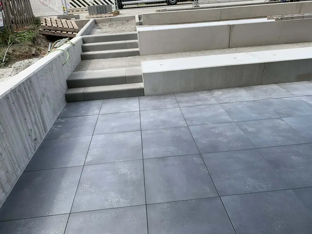 Terrasse carreaux